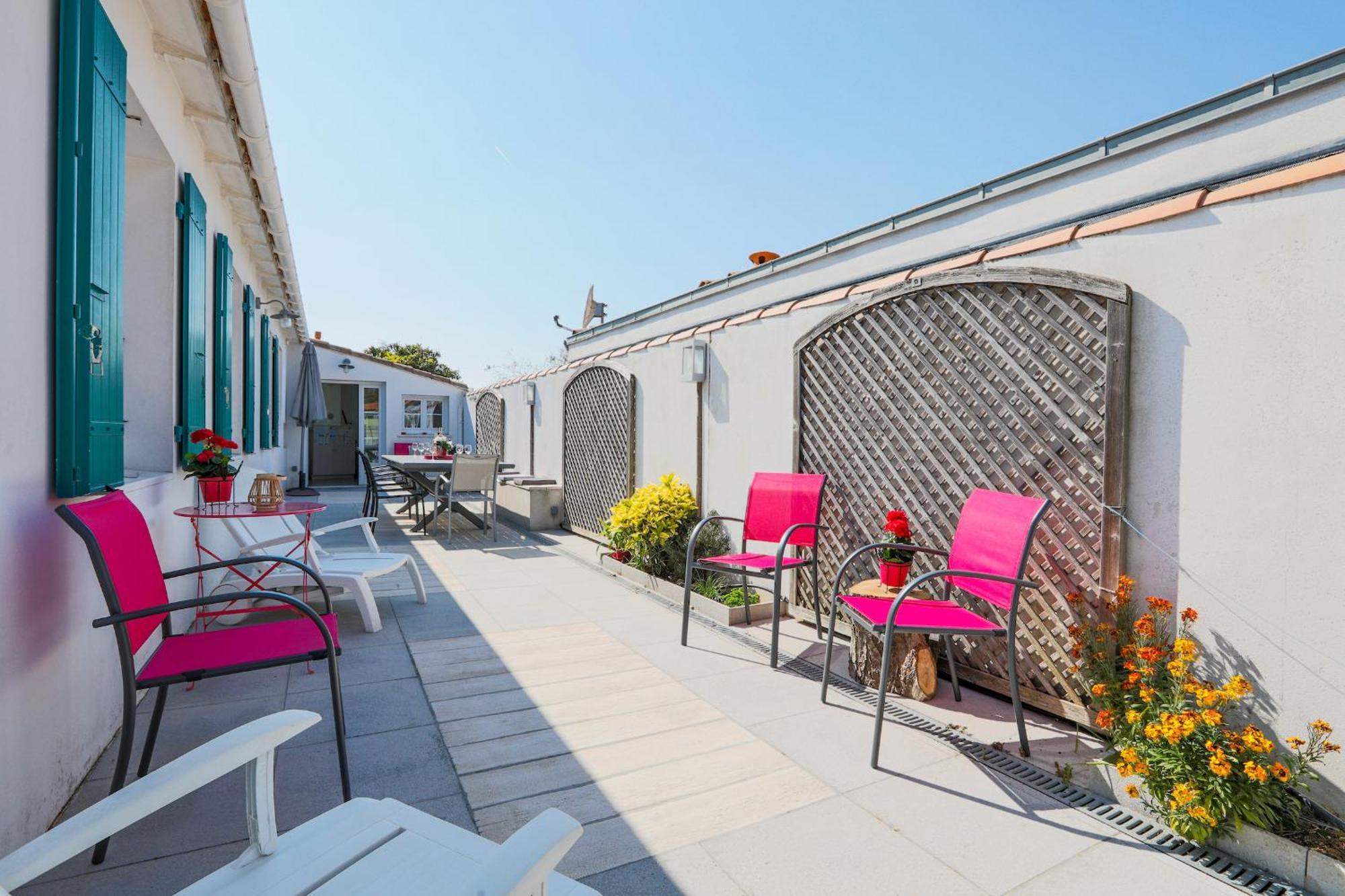 Charmante Maison Pour 10 Personnes Ле-Буа-Плаж-ан-Ре Экстерьер фото