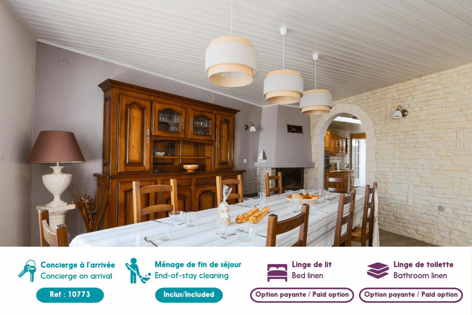 Charmante Maison Pour 10 Personnes Ле-Буа-Плаж-ан-Ре Экстерьер фото